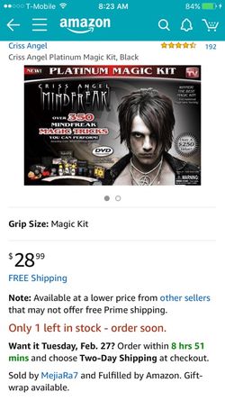Criss Angel Magic set mind freak