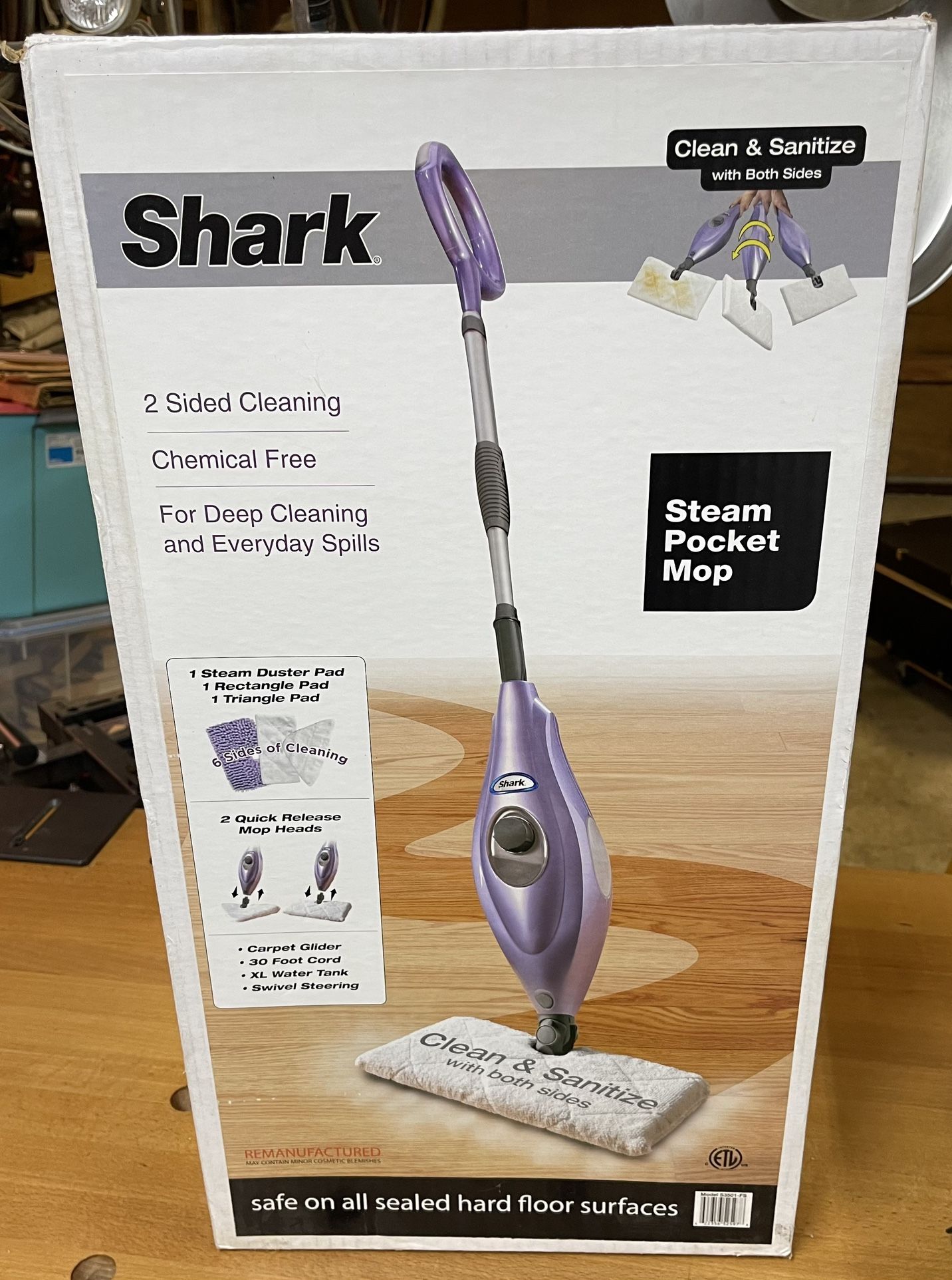 SHARK Steam Pocket Mop (Factory Reconditioned)