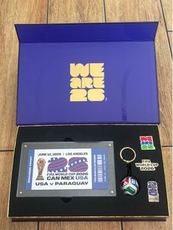 FIFA 2026 World Cup Ticket/Pin/keychain Set