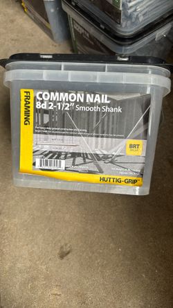 Framing Common Nail 8d 2-1/2”smooth Shank 