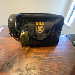NRA Range Bag With Eye And Ear Protection 