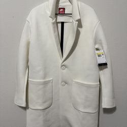 Nike Sportswear Tech Fleece Reimagined Trench Coat Men’s Size Small Sail