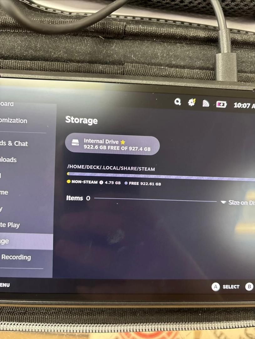 OLED 1TB Handheld Console With Accessories - Black 1030