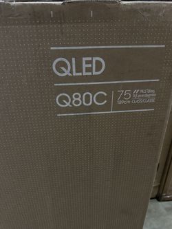 SAMSUNG 75-Inch Class QLED 4K Q80C Series Quantum HDR+, Dolby Atmos Object Tracking Sound Lite, Direct Full Array, Q-Symphony 3.0, Gaming Hub, Smart T