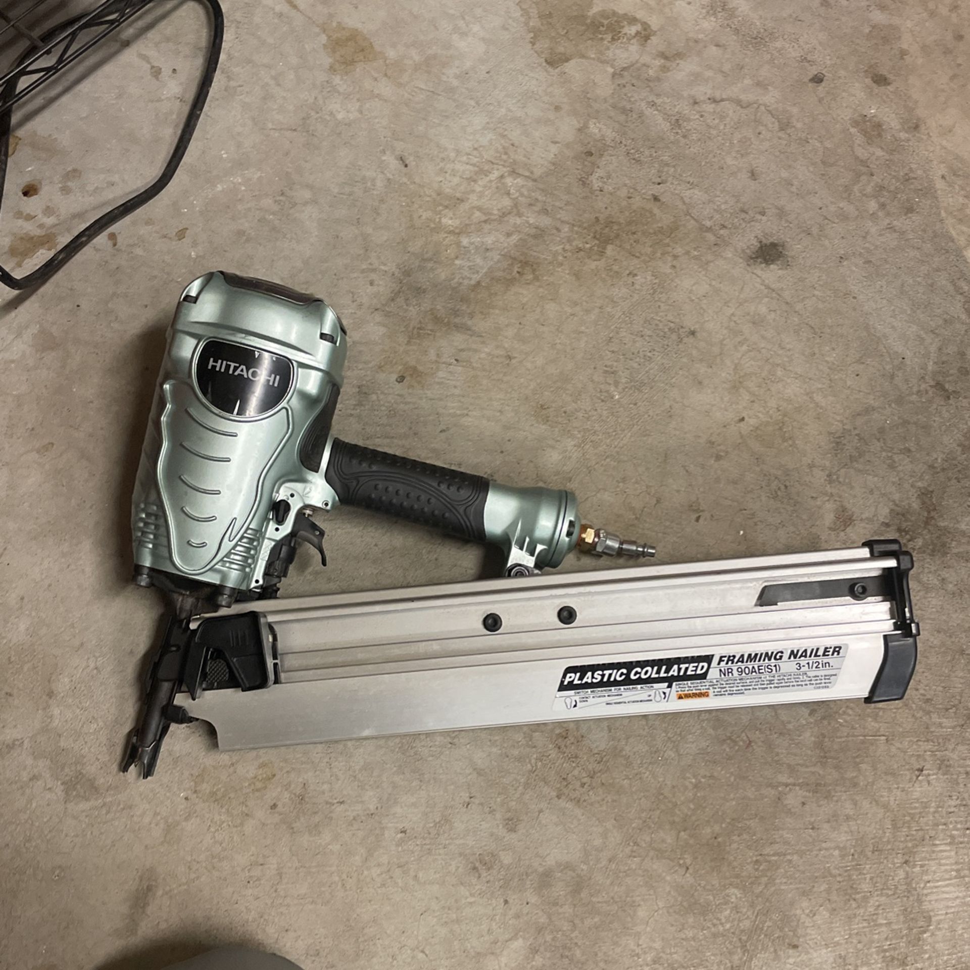 Hitachi framing deals nailer nr90ae