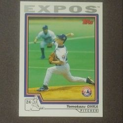 Topps 2004 Tomokazu Ohka Montreal Expos #262 Baseball Card Vintage Collectible Sports MLB