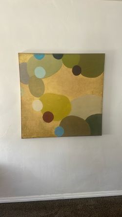 Geometric Print On Canvas