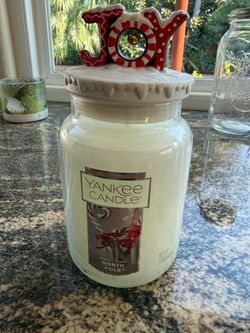 Large Yankee candle