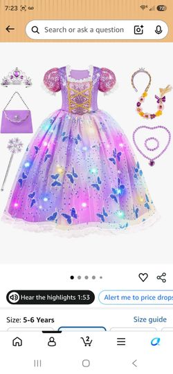 Girls princess costume NEW