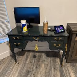 Vintage Green Desk For sale 