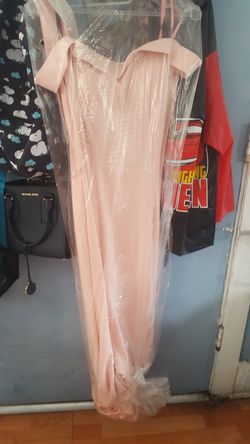 Prom/party dress blush color.