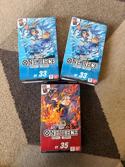 One piece starter decks , pokemon