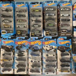 Hot Wheels Batman Diecast Batmobiles 