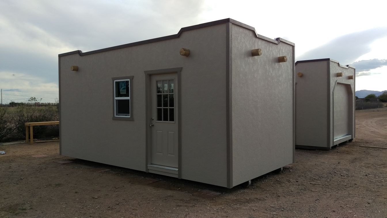 REDUCED PRICE! Santa Fe style portable storage sheds