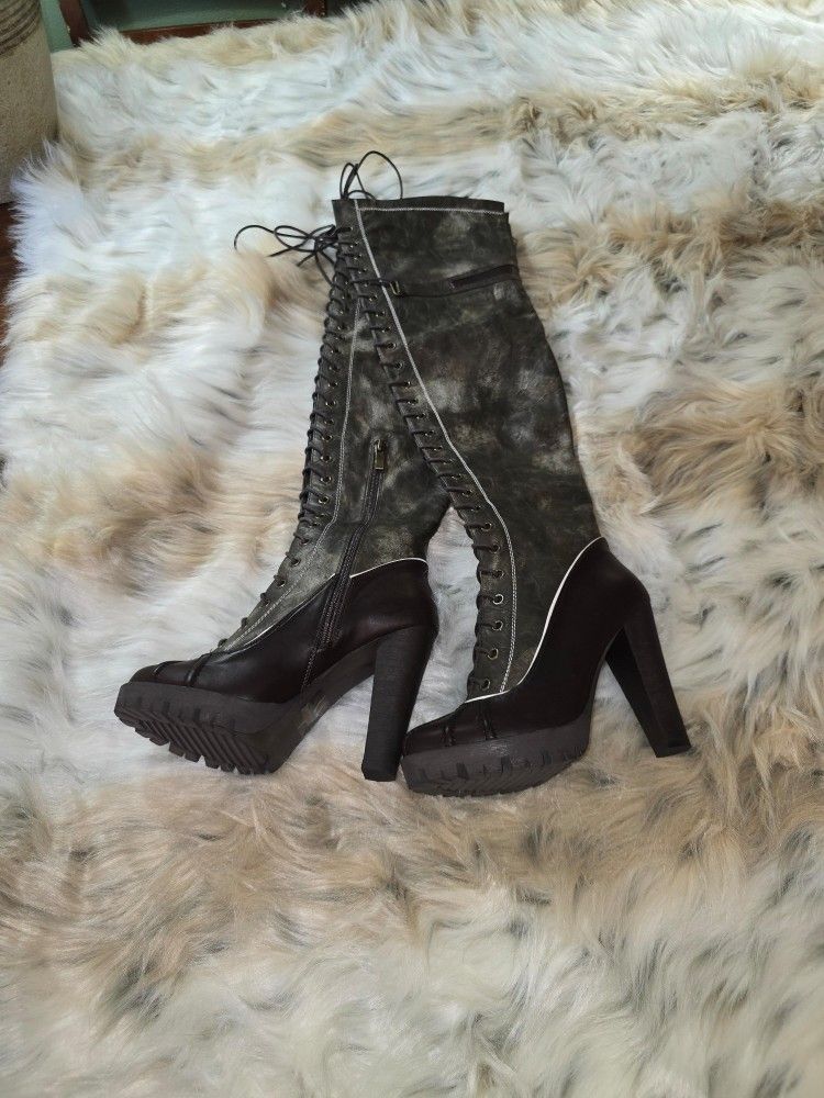 Luichiny 5 Inch Thigh High Duck Boots