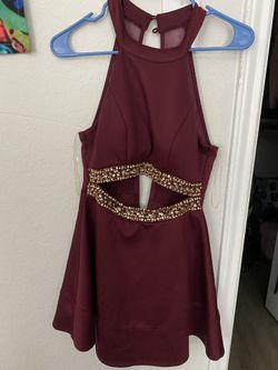 Maroon Dress