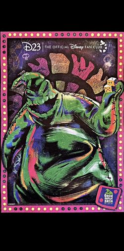 Two D23 Exclusive Oogie Boogie Posters