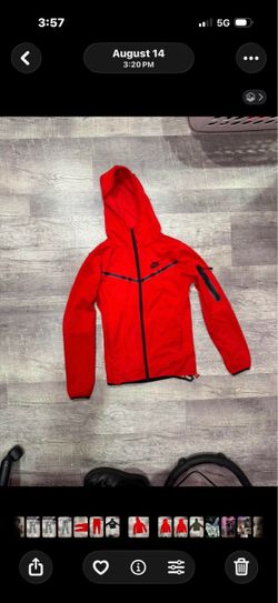Nike Tech Fleece nike Jogger Pants Red