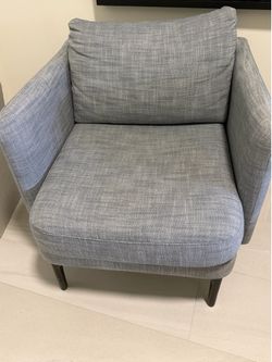 Set of 2 West Elm Modern Accent Chairs + Z Gallerie Throw Blanket
