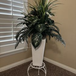 Flower With Stool Stand