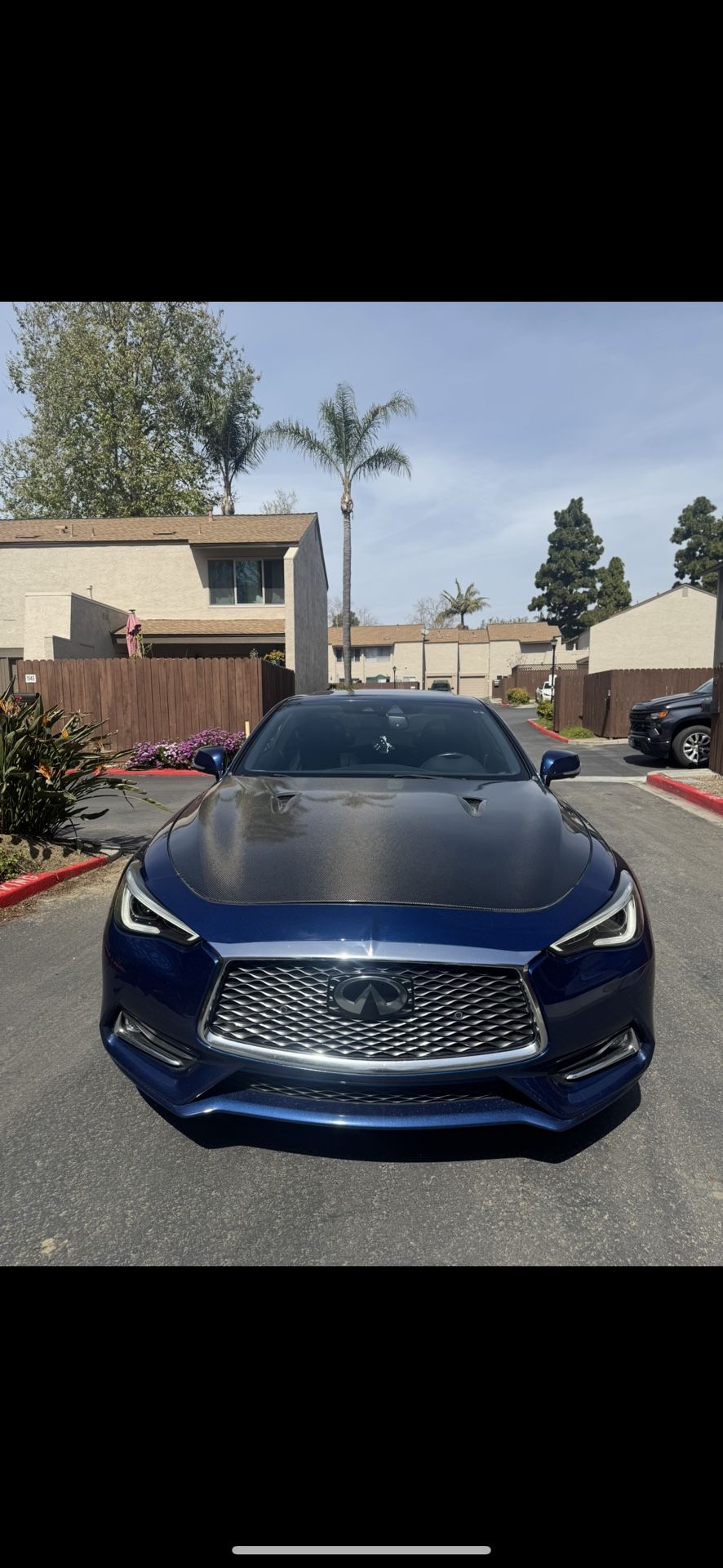 Carbon Fiber Hood Infiniti Q60