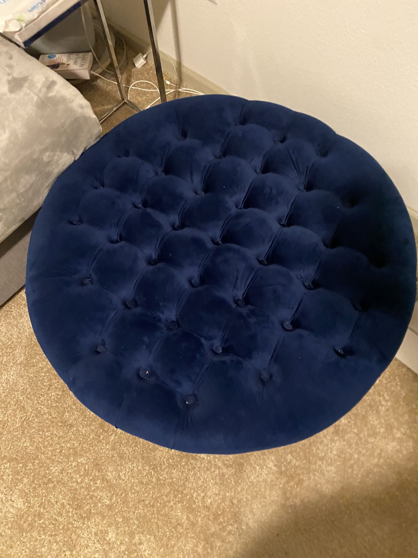 Blue Ottoman