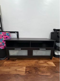 Black TV stand with Drawers