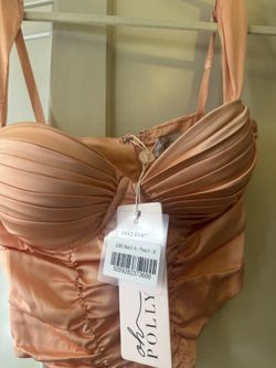 Oh Polly Blush Corset Top
