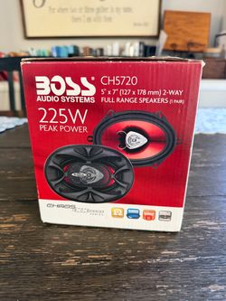 Boss 5x7 new car speakers