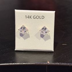 14K Gold Earrings (READ DESCRIPTION)