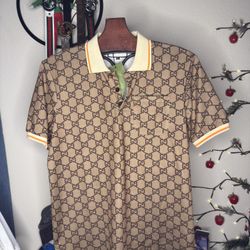 GG cotton piquet jacquard Polo Shirt 