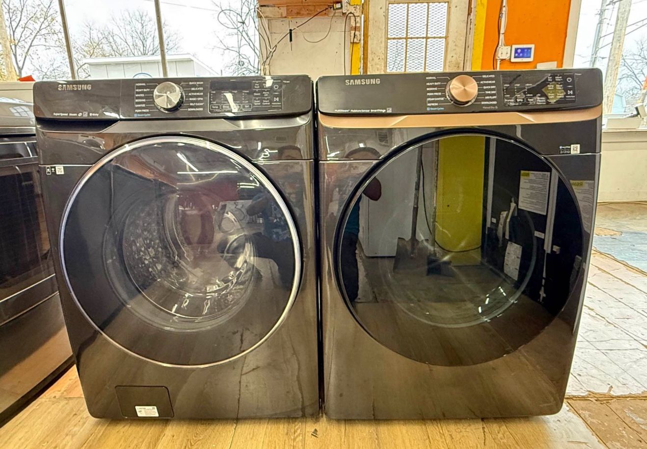 Set Samsung washer and dryer Electric 27 inch