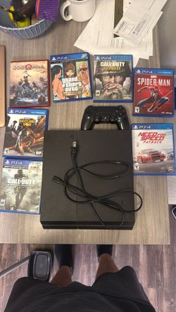 PS4 W/ Controller And Games
