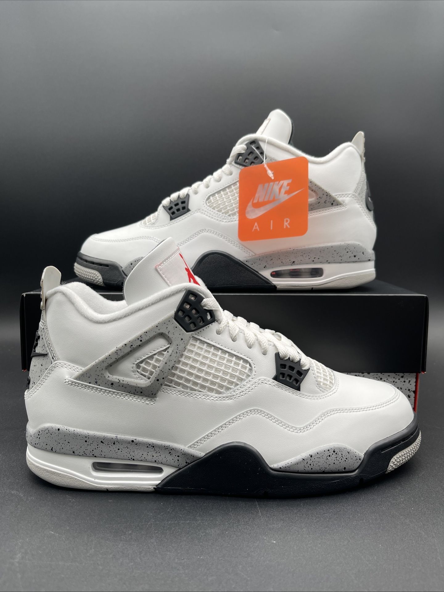 2025 Air Jordan 4 Retro White Cement FV5029-100 Size 11