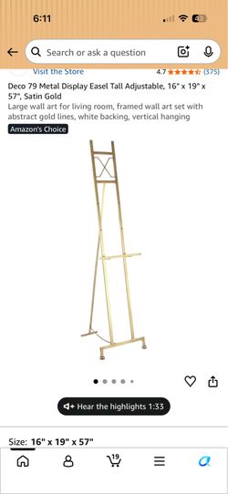 Gold stand