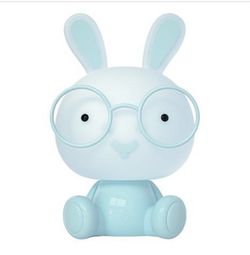 Blue Bunny Rechargeable LED Night Lamp