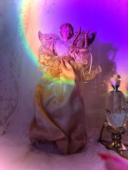Angel Christmas Tree Topper Figurine