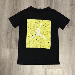 Boy’s Jordan Jumpman Black Yellow Graphic T-shirt S