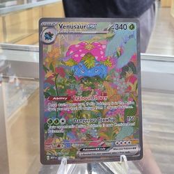 Venusaur ex Pokémon Card 198/165 Illustration Rare
