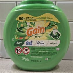 Gain Flings Laundry Detergent Soap Pods, Original Scent, 42 C