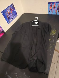 Womens black blazer size 3X