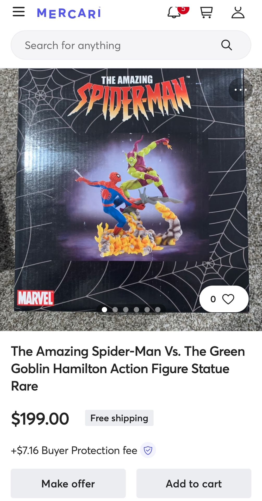 VERY RARE: The Amazing Spider-Man Statue Vs. Green Goblin.