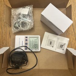 Pre-owned Traceable Excursion-Trac digital temperature data logger. Includes probe and accessories shown in photos. Unit powers on and displays temper