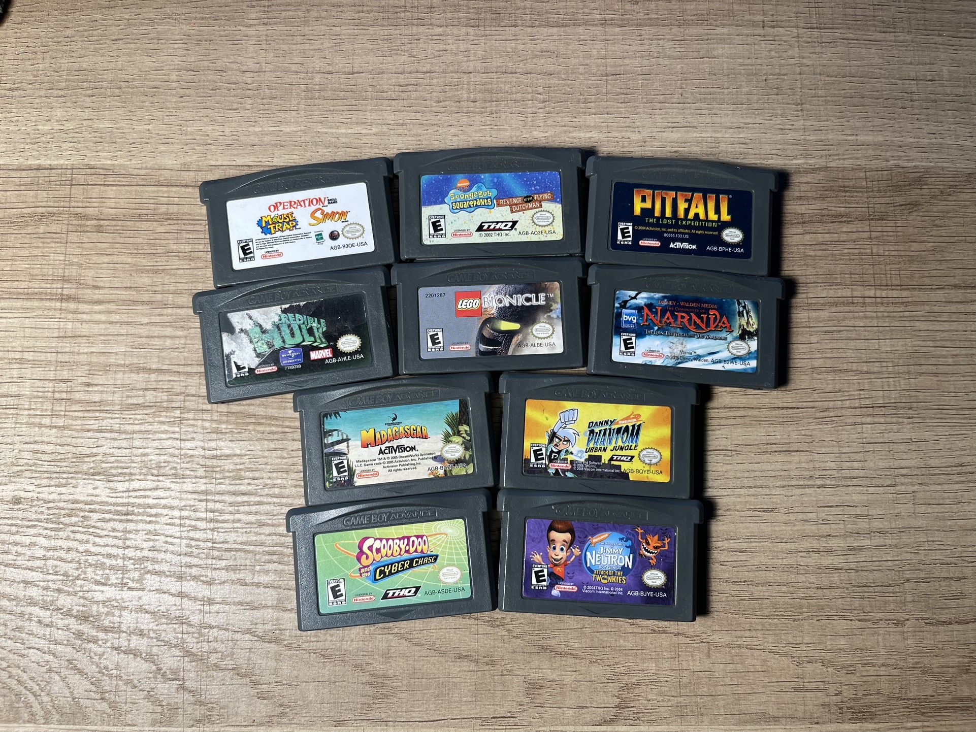 Gameboy Advance Games