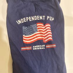 Dog Navy Blue T-Shirt Size Medium Pick Up Only 