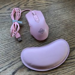 Pink Optical Gaming Mouse