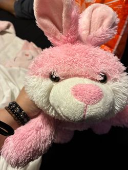 Pink Bunny Stuffed Animal Plush