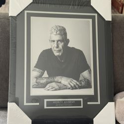 Framed Portrait of Anthony Bourdain