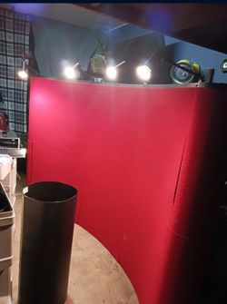 Stand up podium and sound system