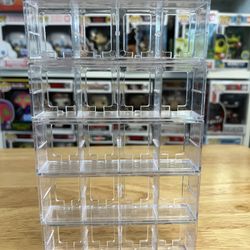 5 Bitty Pop Funko Shelves (EACH SHELF HOLDS 4) Figurines Toys Bittys Vinyl